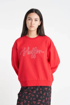 SLOUCH CREW 350/WITH A BOW CHERRY