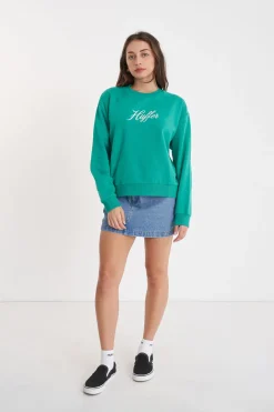 SLOUCH CREW/FOUNTAIN CLOVER