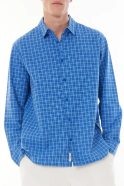 SPRING PLAID LS OG SHIRT BLUE HAZE
