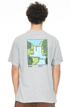 SUP TEE 190/WATERFALLS GREY MARLE