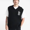 TEXTURA KNIT VEST BLACK