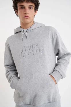 TRUE HOOD/BASIS GREY MARLE