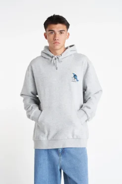 TRUE HOOD/YEAH RIGHT GREY MARLE