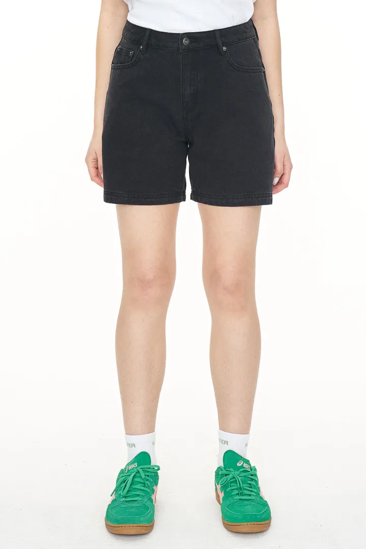VINTAGE DENIM SHORT BLACK WASH