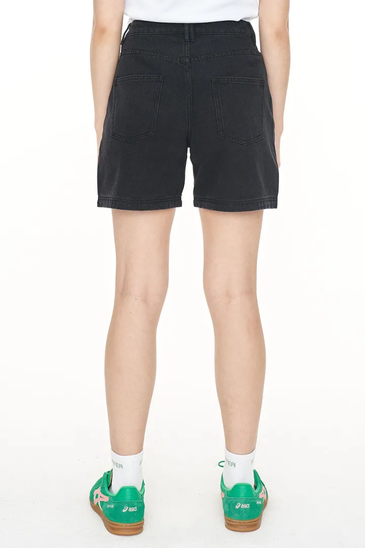 VINTAGE DENIM SHORT BLACK WASH