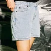 VINTAGE DENIM SHORT LIGHT BLUE