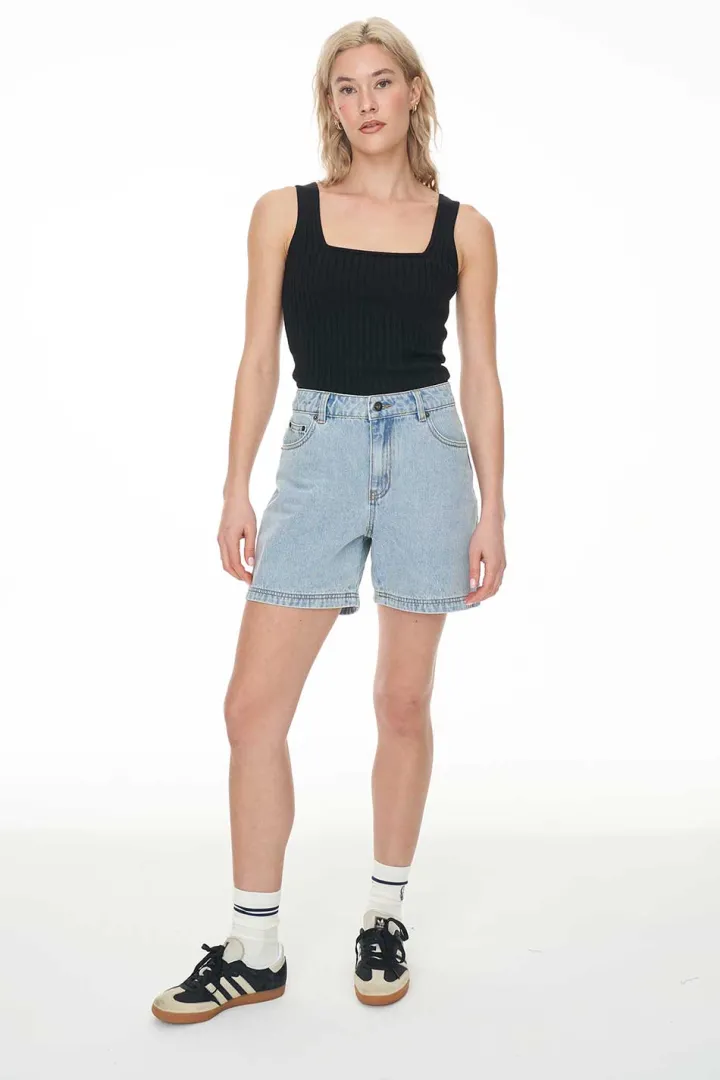 VINTAGE DENIM SHORT LIGHT BLUE