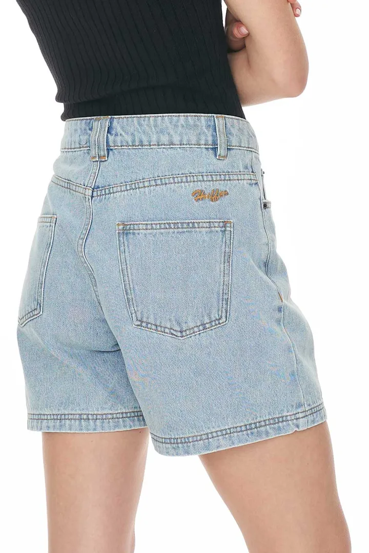 VINTAGE DENIM SHORT LIGHT BLUE