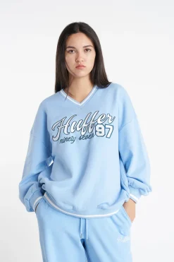 V-NECK GIRLFRIEND CREW/MVP GLACIER