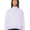 WMNS 1/4 ZIP 350/LOVER THISTLE