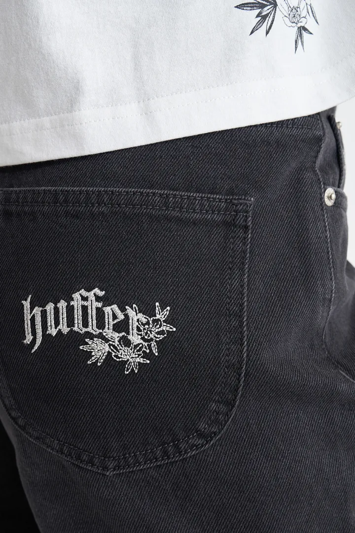 WMNS BAGGY DENIM JEAN BLACK WASH