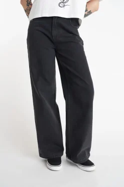 WMNS BAGGY DENIM JEAN BLACK WASH