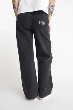 WMNS BAGGY DENIM JEAN BLACK WASH