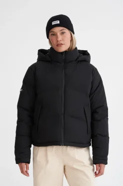 WMNS BLOCK DOWN JKT BLACK