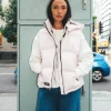 WMNS BLOCK DOWN VEST PEONY