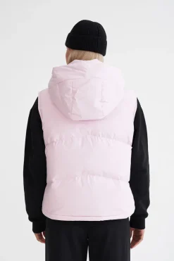 WMNS BLOCK DOWN VEST PEONY