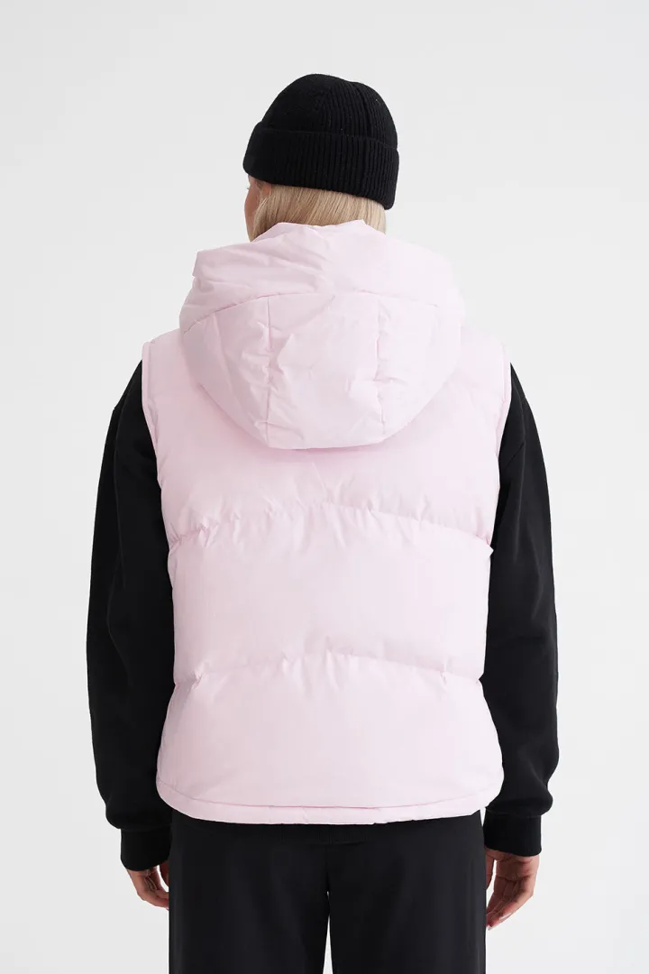 WMNS BLOCK DOWN VEST PEONY