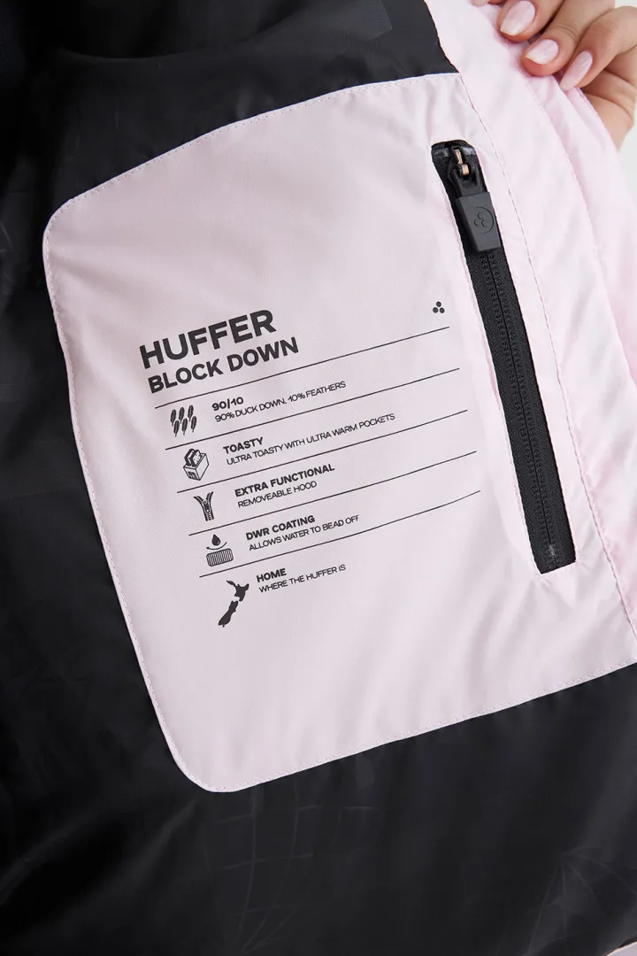 WMNS BLOCK DOWN VEST PEONY