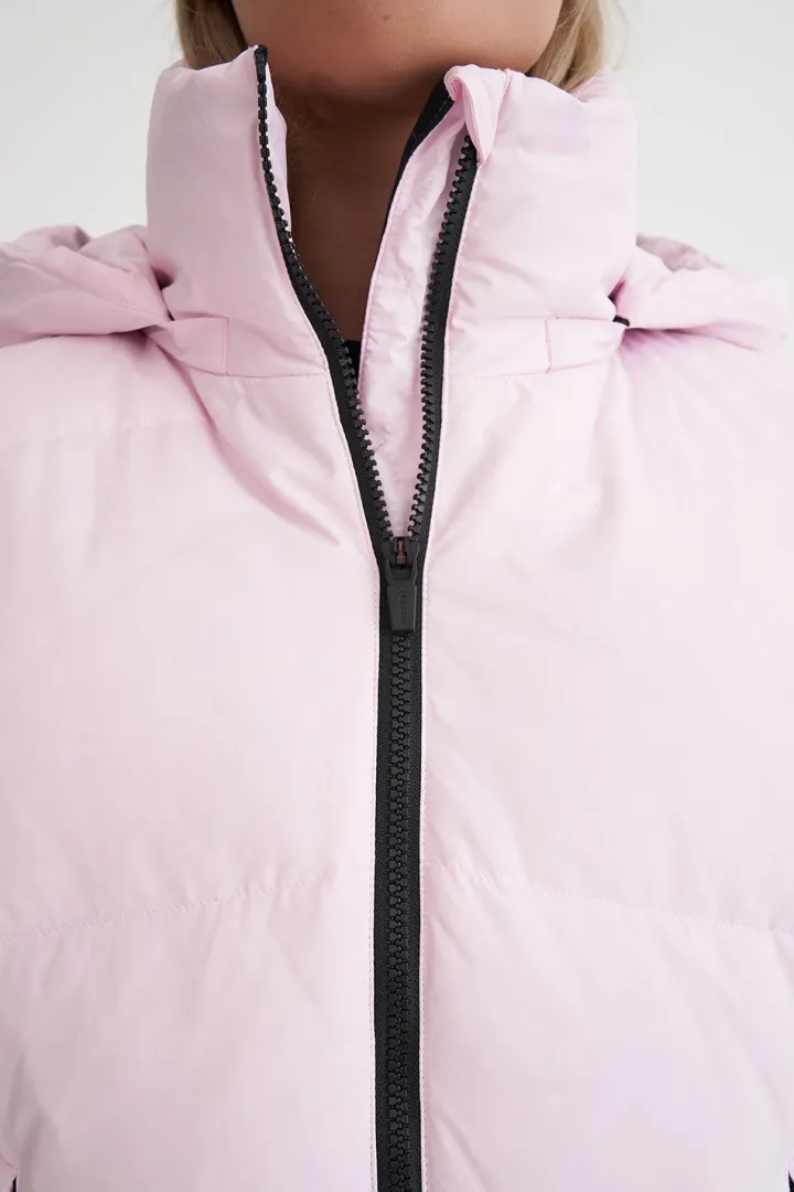 WMNS BLOCK DOWN VEST PEONY