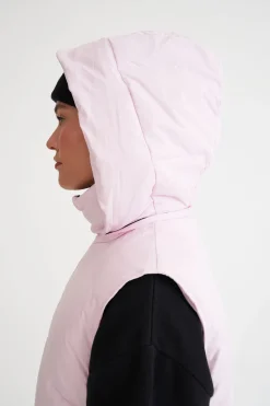 WMNS BLOCK DOWN VEST PEONY