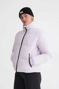 WMNS BOX PUFFER JKT ORCHID