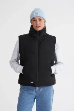 WMNS BOX PUFFER VEST BLACK