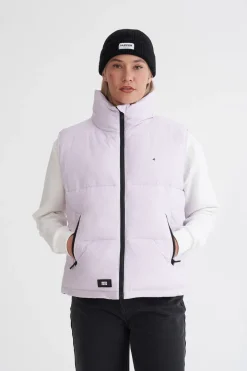 WMNS BOX PUFFER VEST ORCHID