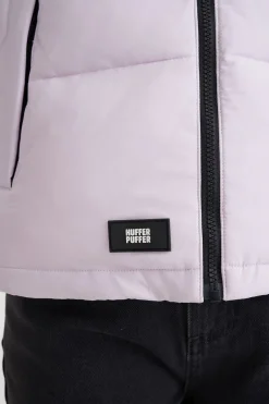 WMNS BOX PUFFER VEST ORCHID