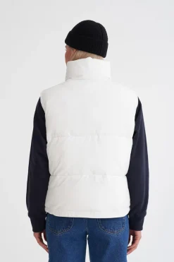 WMNS BOX PUFFER VEST WHITE