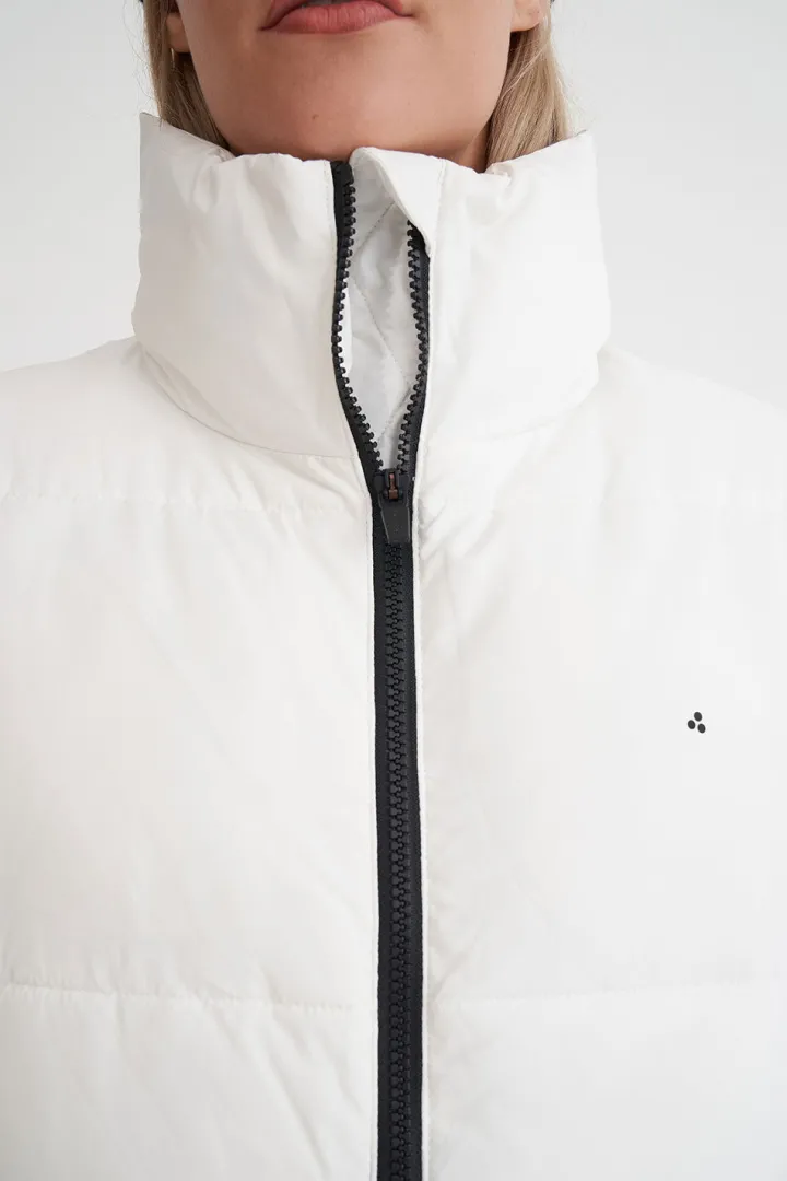 WMNS BOX PUFFER VEST WHITE