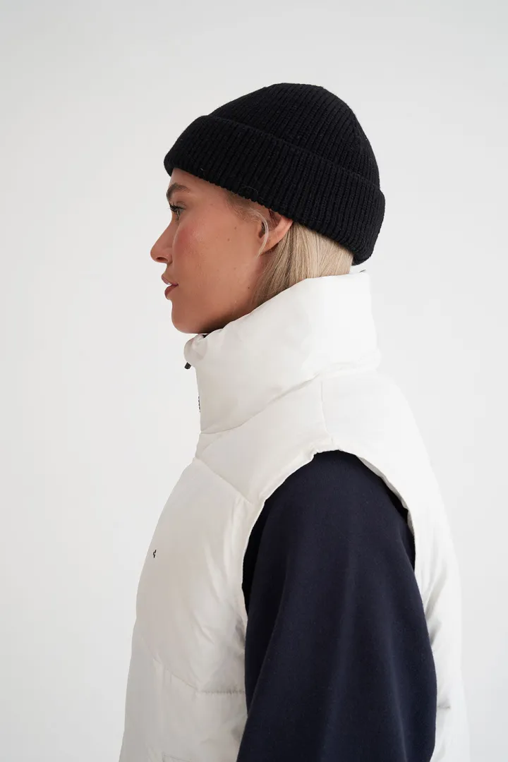 WMNS BOX PUFFER VEST WHITE