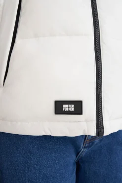 WMNS BOX PUFFER VEST WHITE
