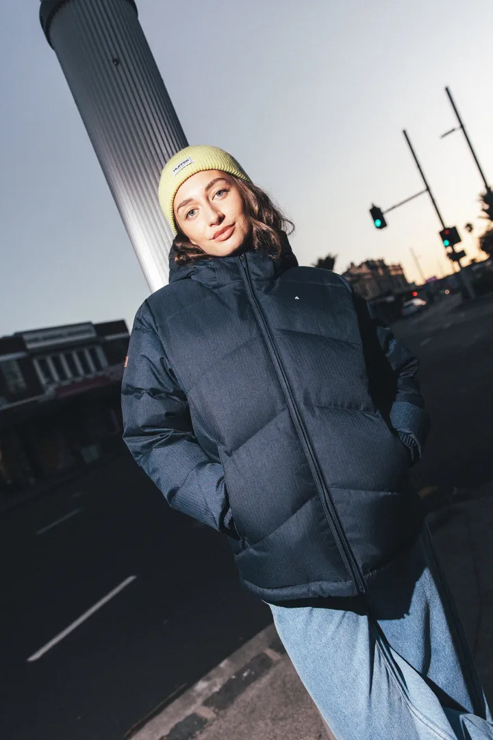 WMNS CLASSIC DOWN JKT HRGBONE NAVY