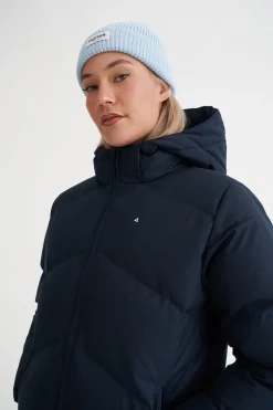 WMNS CLASSIC DOWN JKT HRGBONE NAVY