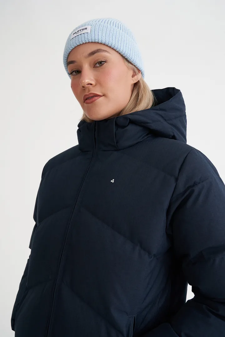WMNS CLASSIC DOWN JKT HRGBONE NAVY