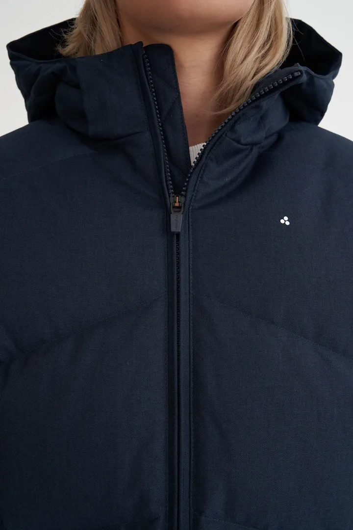 WMNS CLASSIC DOWN JKT HRGBONE NAVY