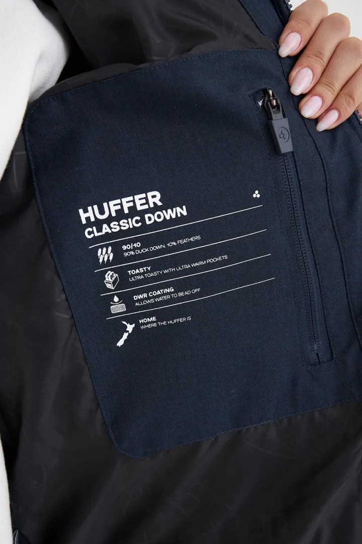 WMNS CLASSIC DOWN JKT HRGBONE NAVY