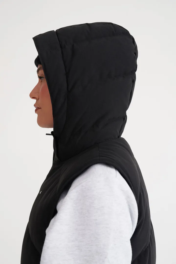 WMNS CLASSIC DOWN VEST BLACK