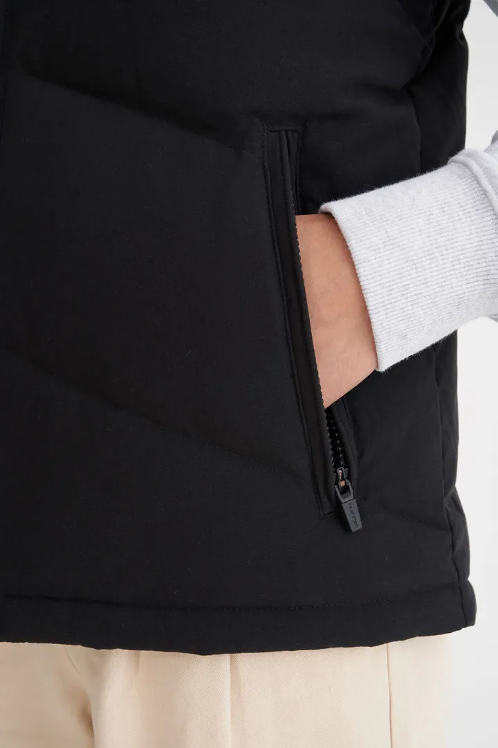 WMNS CLASSIC DOWN VEST BLACK