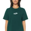 WMNS CLASSIC TEE/CREAM EMERALD