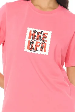 WMNS CLASSIC TEE/HAPPY CAT POSIE