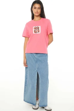 WMNS CLASSIC TEE/HAPPY CAT POSIE