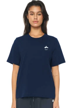 WMNS CLASSIC TEE/QT PEAKS NAVY