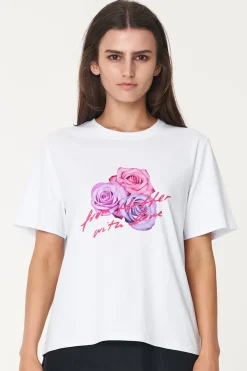 WMNS CLASSIC TEE/ROSE LOVE WHITE