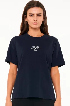 WMNS CLASSIC TEE/SERVE UP NAVY