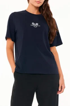 WMNS CLASSIC TEE/SERVE UP NAVY