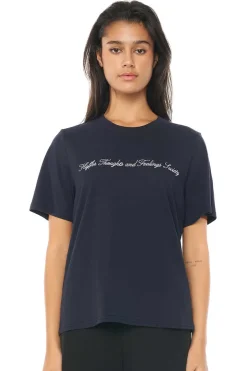 WMNS CLASSIC TEE/SOCIAL NAVY