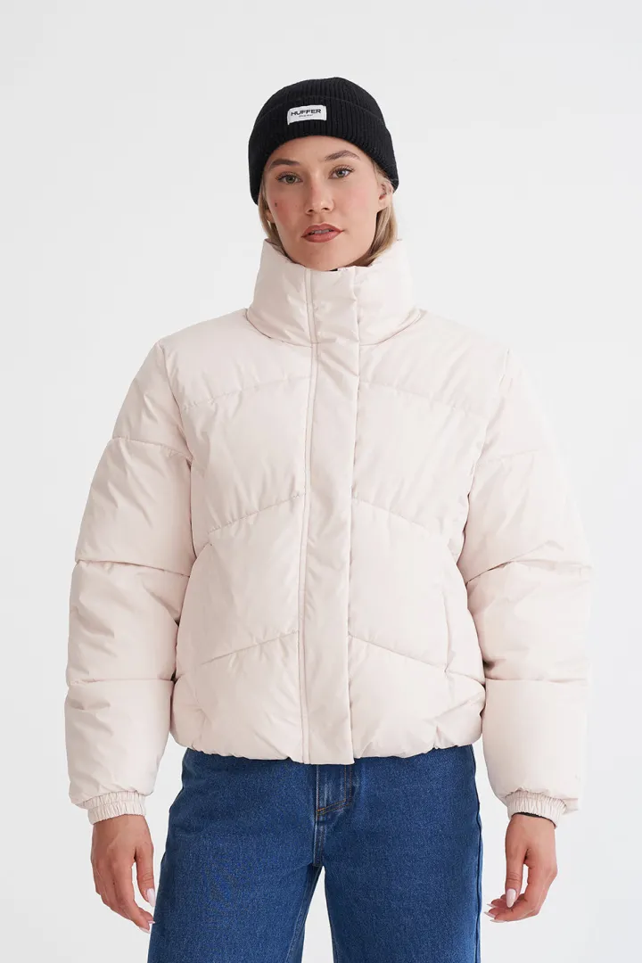 WMNS DEMI PUFFER JKT BUTTER CREAM