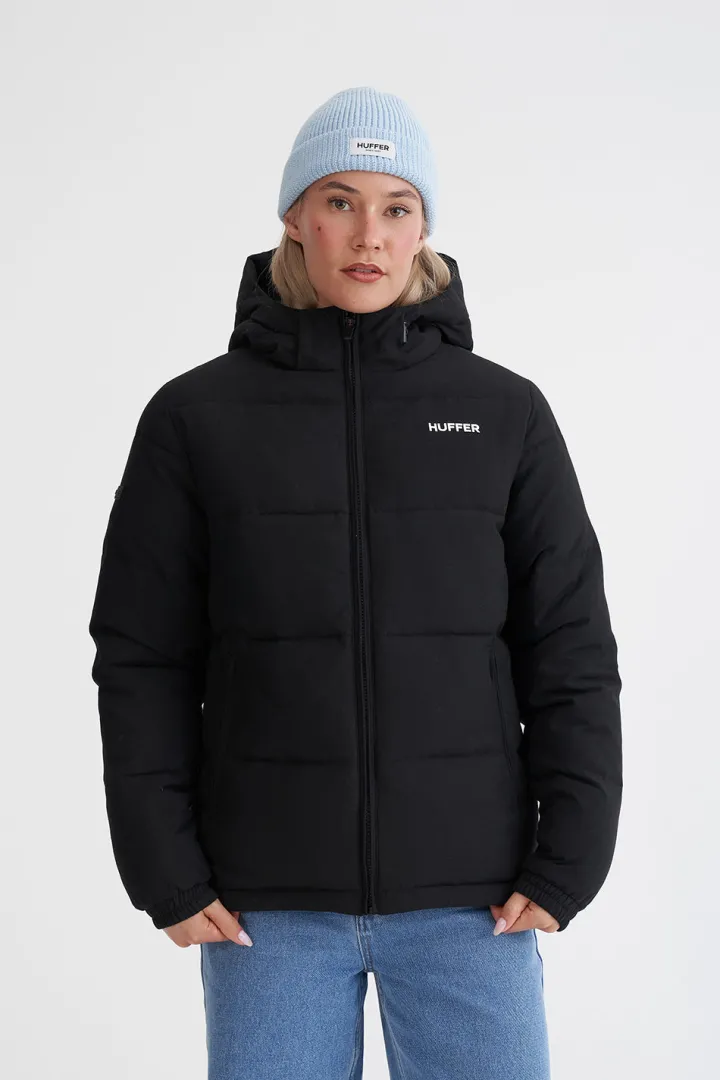 WMNS HUFFER PUFFER JKT BLACK