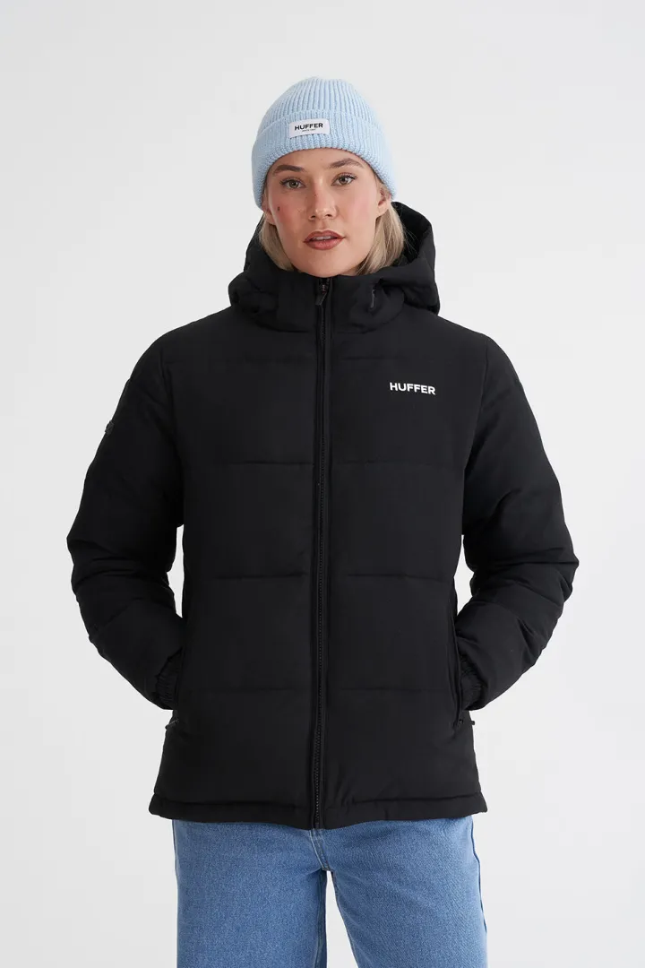 WMNS HUFFER PUFFER JKT BLACK